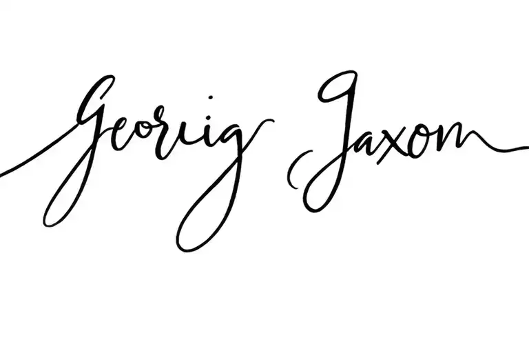 Script With Names Georgia Jade And Jaxon