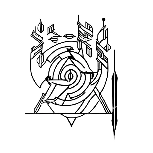 Arrow Olive Branches Virtus Et Honos