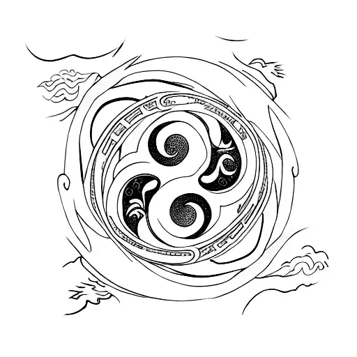 Ying Yang Dragon