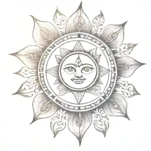Sun And Amulet Of Luck And Wealth And Numbers 2209 2102 2105 0406