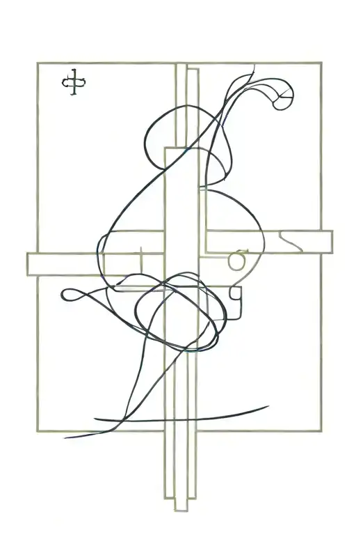 Cross With Bible Quote Inside Surrounded