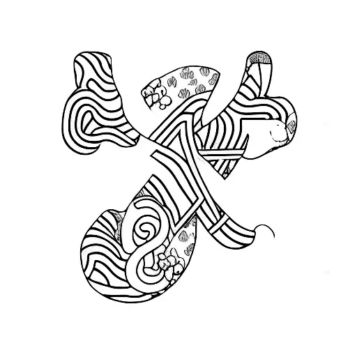 Letter A With Pacifier And Dog Paw