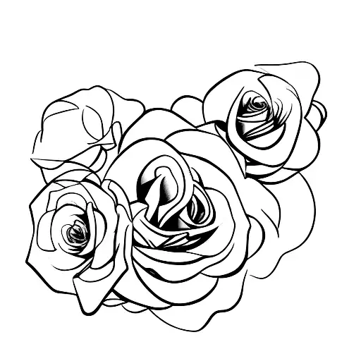 Rose And Honeysuckle