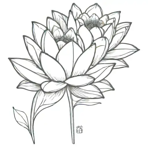 Water Lilly And 2006 In Roman Numerals