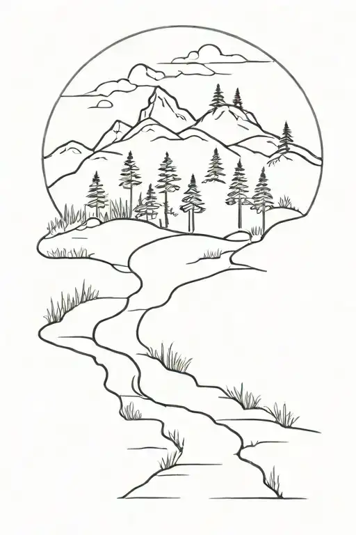 Nature Hiking Path First Person