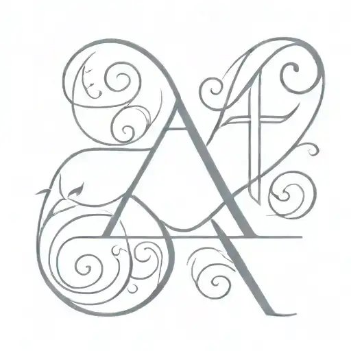 Triskel Initial A C K Letter