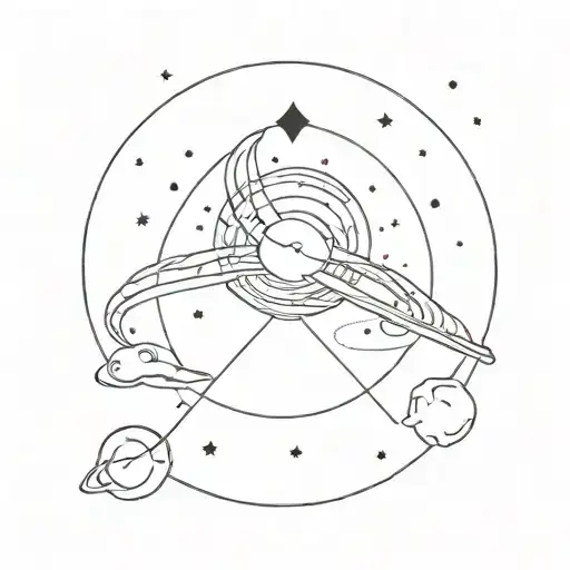 Simple Outerspace Galaxy