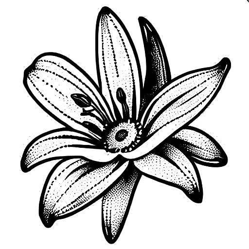 Lily Of The Valley And Daisy Flower With Something Around Them To Make It Original