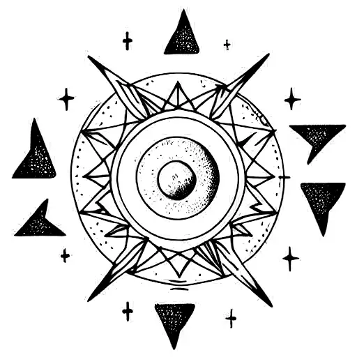 Wicca Sun Moon Stars