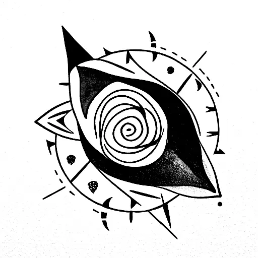 A Manta Inside The Wind Rose