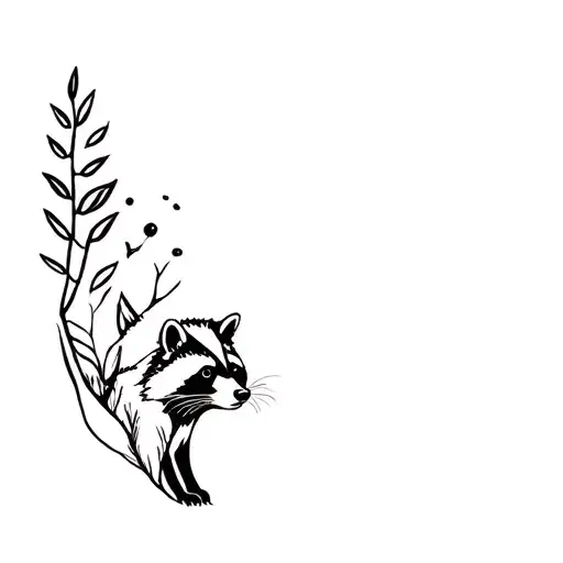 Racoon Nature Inspired