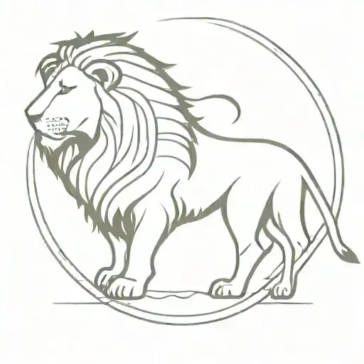Lion And Jesus Christ