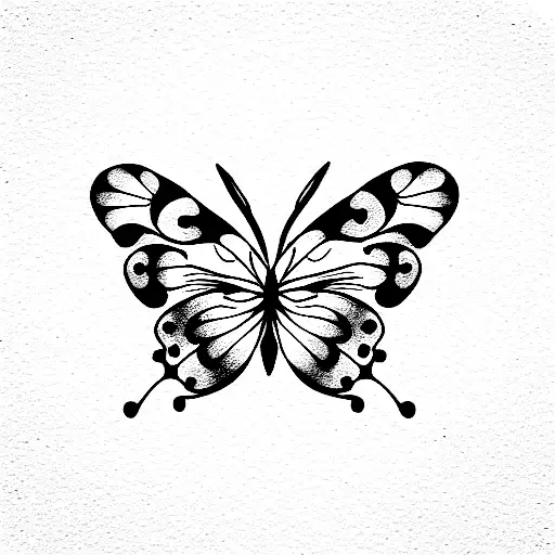 Semicolon With Butterfly