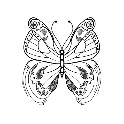 Butterfly With Date 11-12-2022