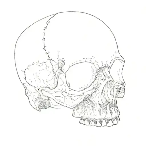 A Human Skull