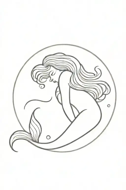 Mermaid Sleeping