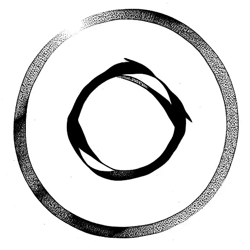 Eternal Celtick Love Knot With Sunrays And A Circle Inside