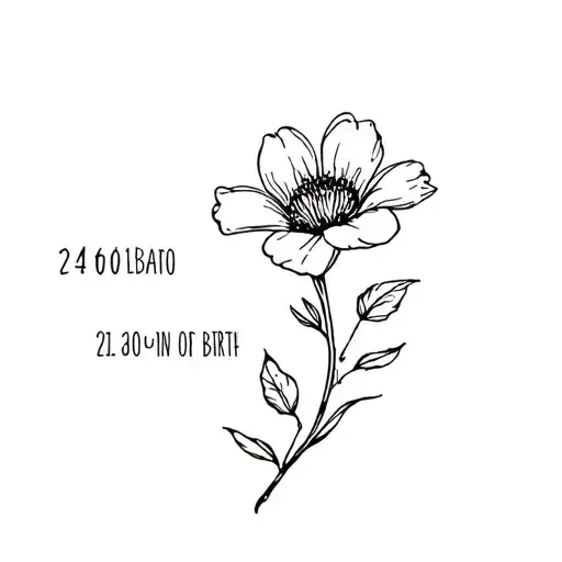 Flower And Date Of Birth