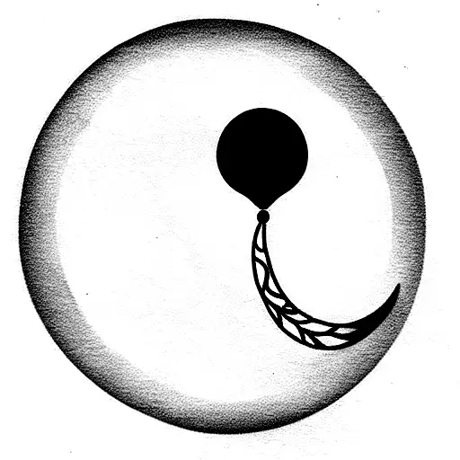 Moon With Family Element Love And Money And Friends