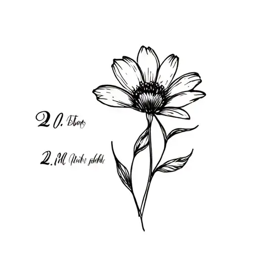 Flower And Date Of Birth