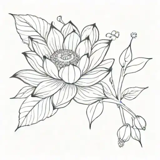 Lotus Flowers Symbolizing Your Passion Fruit And Vine
