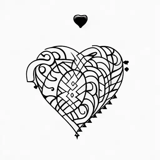 The Word Mizpah With A Heart