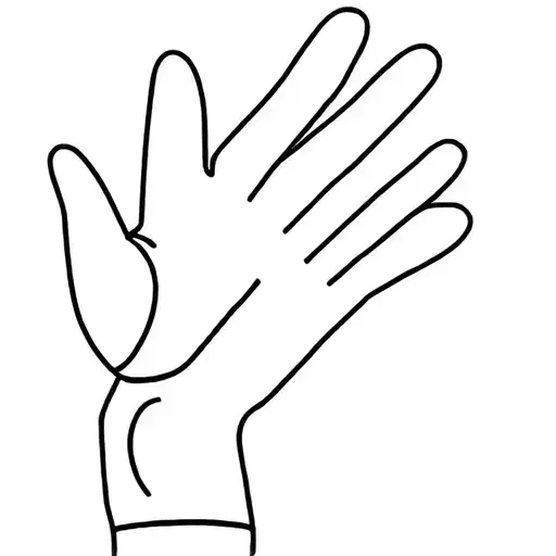 Single Line Tattoo Oven Glove