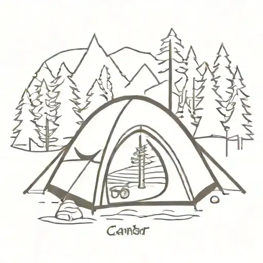 Nature And Camp Tent