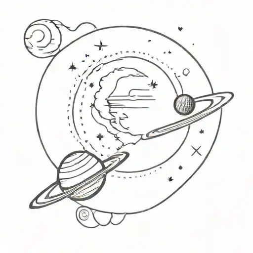 Moon Sun Planet Saturn