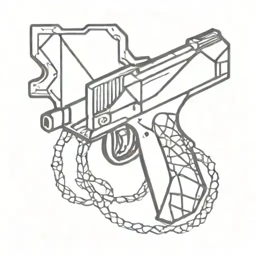 Diamonds Hand Gun