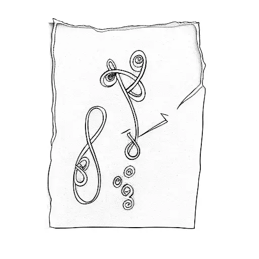 An Infinity Symbol On A Piece Of Paper