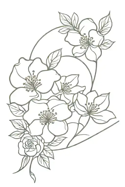 Flower Bouquet September July December Birth Flower