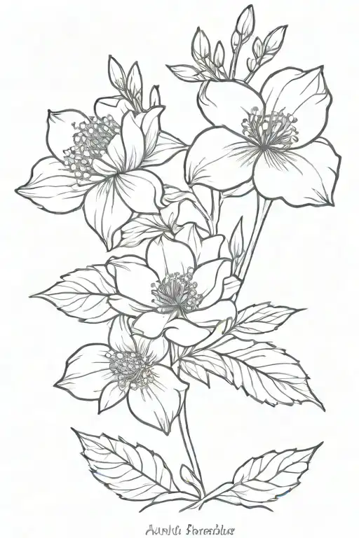 August And December Birth Flower