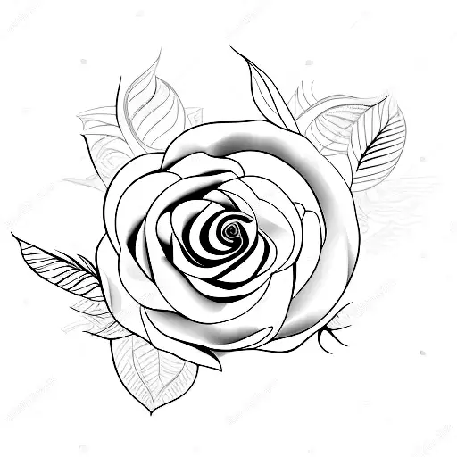 Flaming Rose With Stem