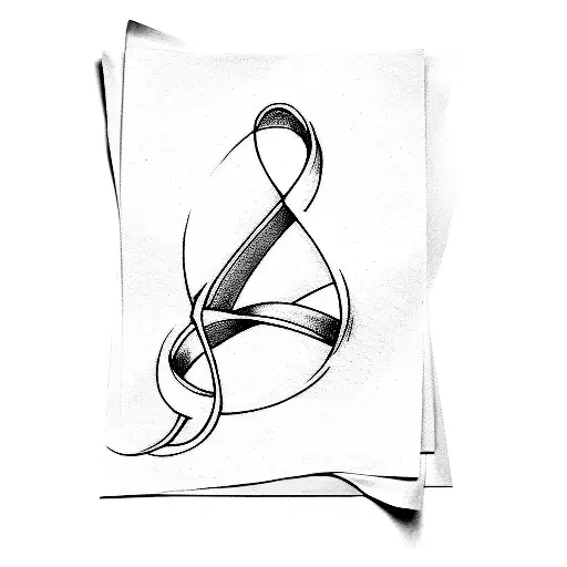 An Infinity Symbol On A Piece Of Paper