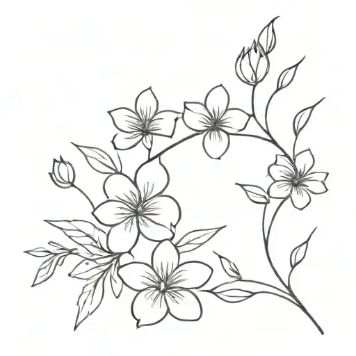 Floral Tattoo Design