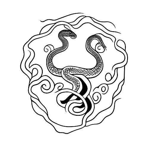 Snake With Fire Peace And Hope Message