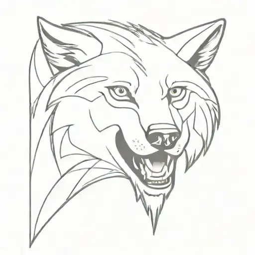 Roaring Wolf With Attitude Look More Like