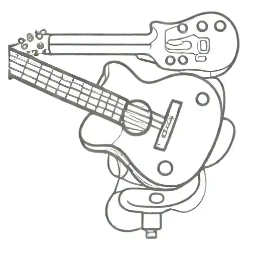 Guitar Microphone Intertwined