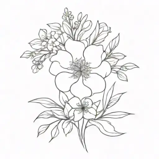 Birth Flower Bouquet