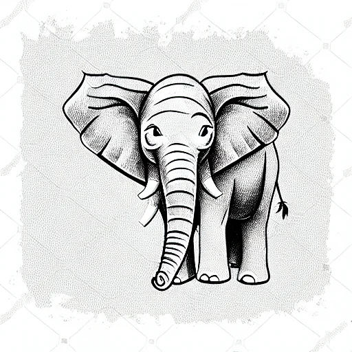 An Elephant Inside A House