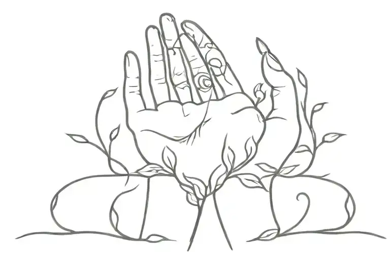 Hand Transformed In Liana Vine