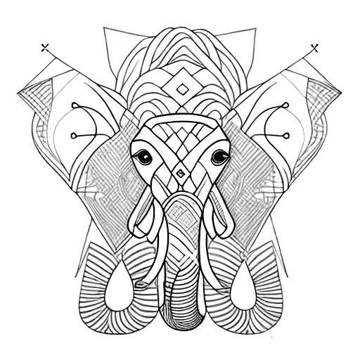 Fine Line Elephant Sternum
