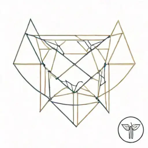 Gemini Geometric Symbol