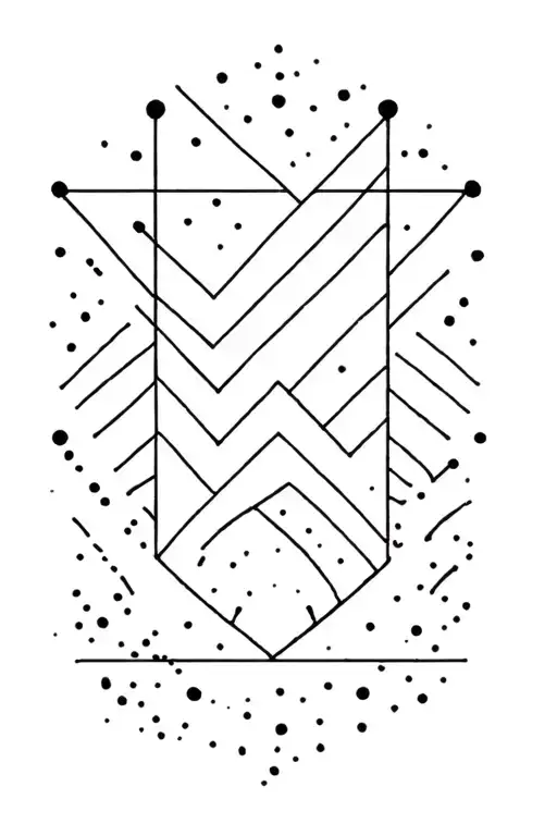 Finelines Nature Geometric Pattern Dots