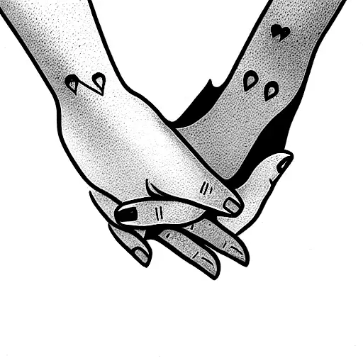 Adult Hand Holding Baby Hand