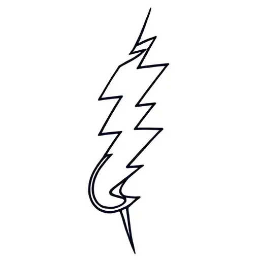 Thunder Bolt In Cloud