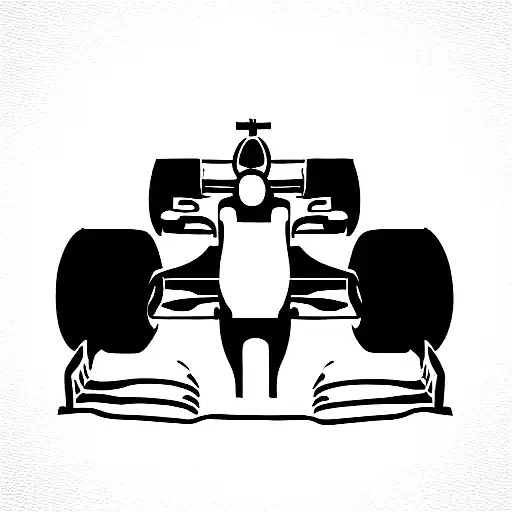 Formula One Car 2011Without Brands Light Turned Frontview