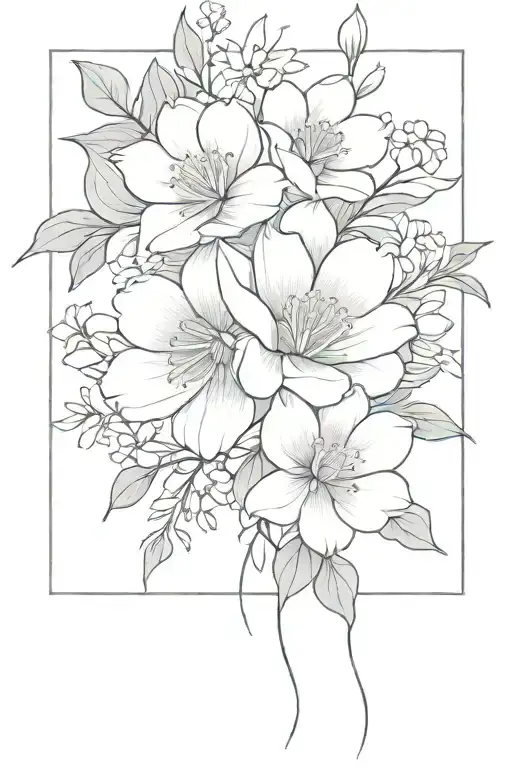 May Birth Flower And April Birth Flower Bouquet