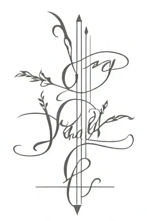 The Word Oralia In Vertical Alignment And Different Fonts